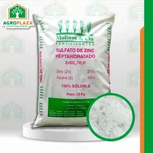SULFATO DE ZINC HEPTAHIDRATADO x 25KG